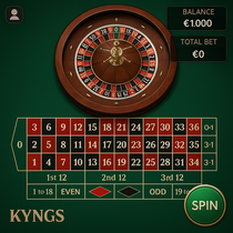 Kyngs - Roulette Table Game - European and American